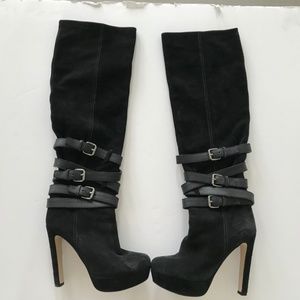 Miu Miu Platform Over The Knee Boots